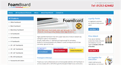 Desktop Screenshot of foamboard.co.uk