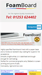 Mobile Screenshot of foamboard.co.uk